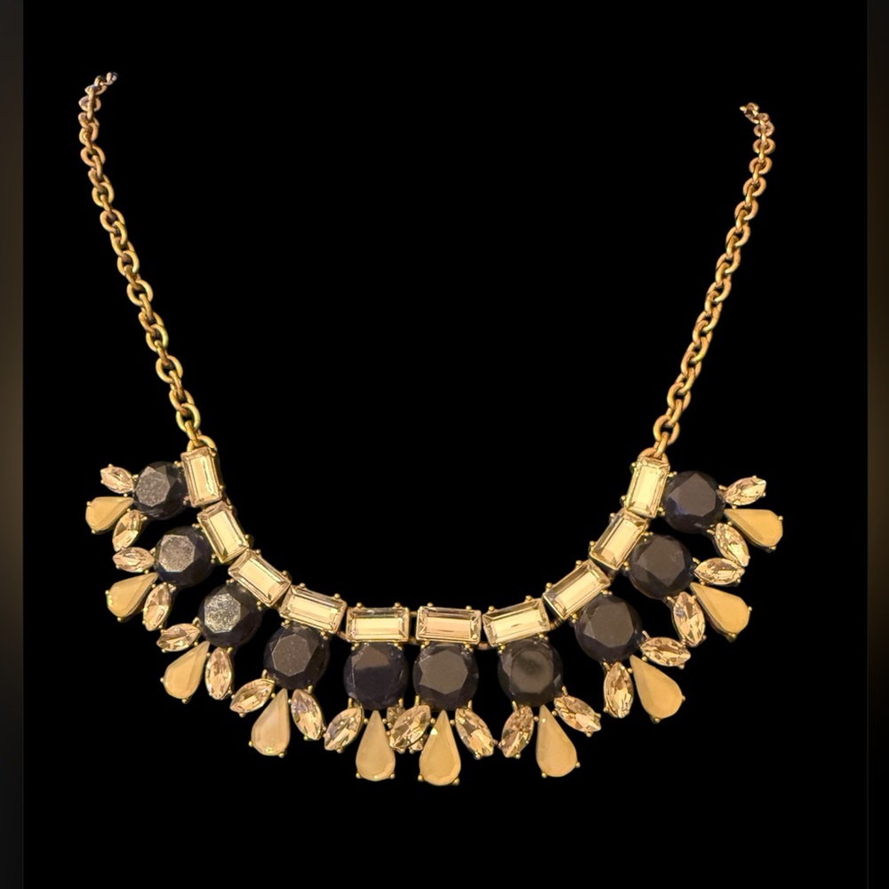 I.Crew Statement Art Deco Necklace Excellent Condition